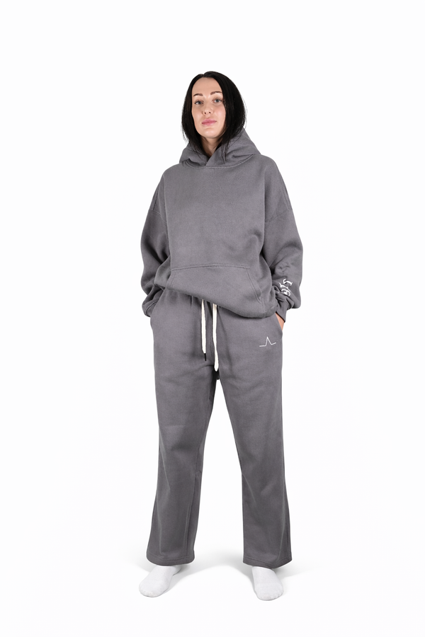 Hoodie / Stone Gray / S